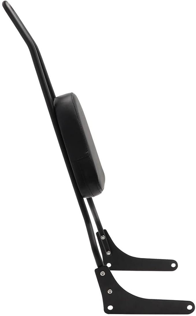 Passenger Sissy Bar Rear Backrest Pad for Honda Rebel 250 CMX250 CA250 All Year, Black
