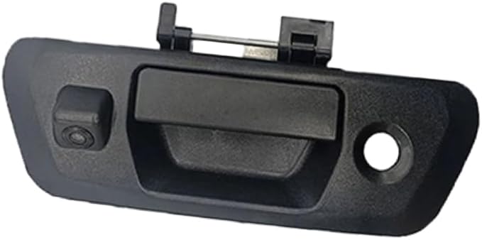Riloer Tailgate Handle Rear View Backup Camera with Dynamic Guidelines Black, Compatible with Nissan 2015-2018 Navara D23 NP300, CCD (Charge-Coupled Device) Tailgate Door Handle Camera
