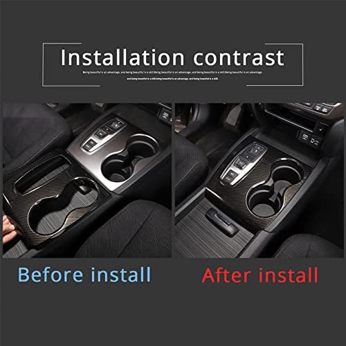 for Honda Pilot 2016-2022/ Ridgeline 2020-2023/ Passport 2019-2023 Center Console Organizer Tray & Gear Shift Panel Cover Trim