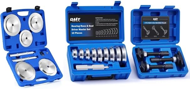 Orion Motor Tech 9pcs Truck Hub Seal Installer Kit & 13pc Rear Axle Bearing Puller, Bundle