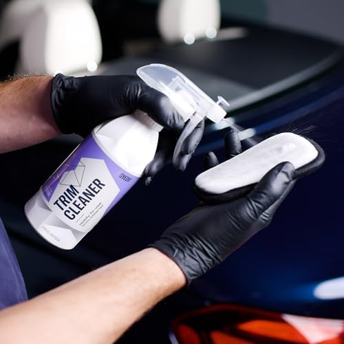 GYEON Trim EVO Ceramic Trim Restorer + TrimCleaner Prep Kit – Plastic & Vinyl Restoration System – Deep Clean, Restore, and Protect Faded Exterior Trim with Hydrophobic SiO₂ UV-Resistant Coating