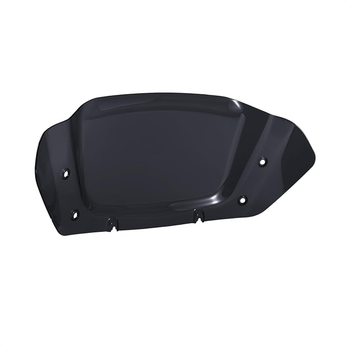 10" Wave Windshield Windscreen Wind Splitter Compatible for Harley Street Glide FLHX 2024-2025, CVO Street Glide FLHXSE 2023-2025, FLHXU 2025 (Black)