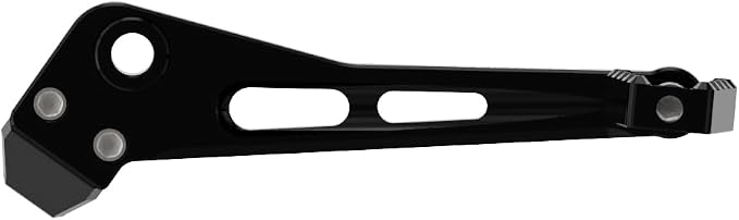 POWER JAMES Black Foot Brake Shift Lever Footpeg Fits for Harley 18-23 Street Bob, Low Rider, Softail Standard FXBBS FXST FXRST with Mid-Control (Black)