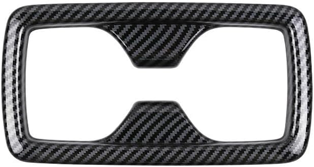 Second Row Cup Holder Panel Cover Interior Modifications Compatible with Toyota Grand Highlander 2024 2025 2026 Fit for 2024-2026 Grand Highlander ABS Accessories(Carbon Fiber)