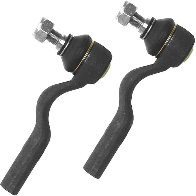 TRQ Outer Driver and Passenger Side Tie Rod Set 2 Piece Compatible with 96-99 Mercedes-Benz E300 96-02 Mercedes-Benz E320 RWD 2003 E320 Wagon RWD 98-02 E430