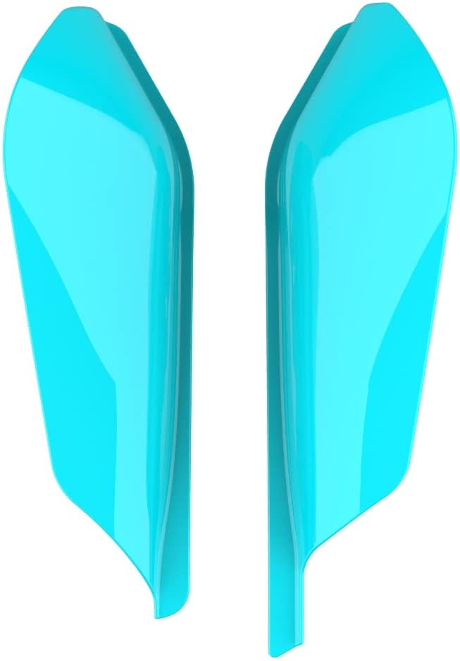 Advanblack 2024 RG Mid Frame Air Deflectors Compatible for Harley Touring Street Glide, Road King, Electra Glide, 2009-2025(Frosted Pearl)