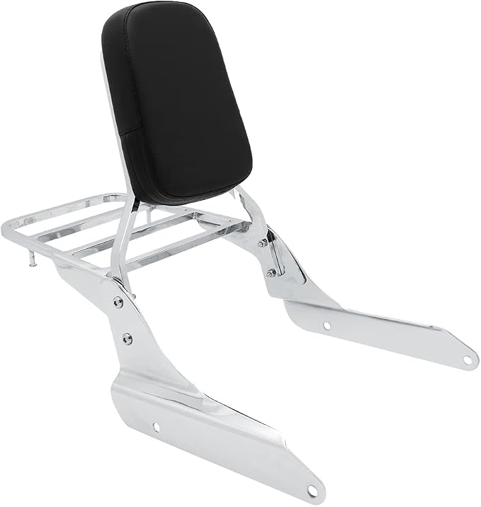 Motorcycle Backrest Sissy Bar Rear Passenger Luggage Rack Cushion For Honda Shadow VLX600 VT600 1999-2008 VLX 600 VT 2006 2005