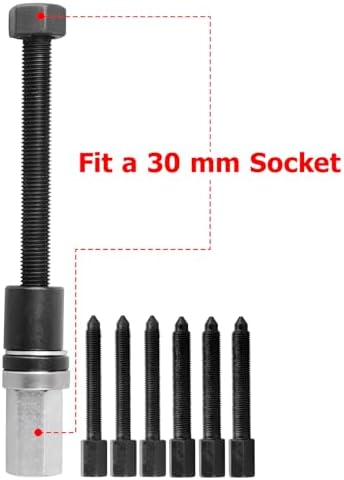 DAYUAN 9 Pcs Axle Nut Hub Impact 1/2" Drive Socket Bundle with 19pcs Front Wheel Drive Bearing Removal Installation Service Tool