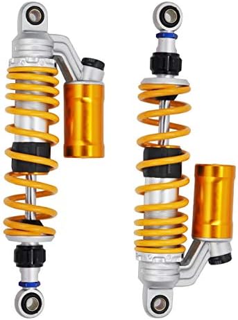 340mm/13.4" Rebound Damping 7mm Spring Rear Suspension Shock Absorber MTB Motorcycle For BWS 125 Dirt Bike Gokart Quad ATV Nmax Xmax Aerox