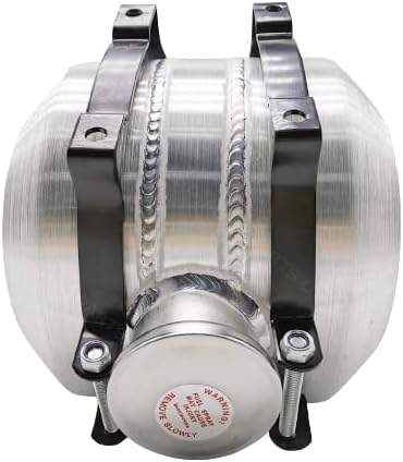 JSD 1.75 Gallons 8"x8" Aluminum Gas Tank With Internal Baffle Center Fill 1/4" NPT Outlet for hotrod,ATV,UTV,dune buggy