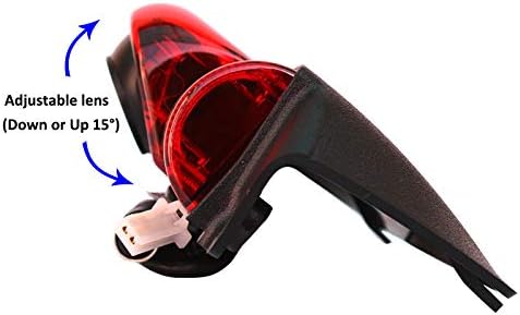 Backup Camera Compatible for Chevrolet Express GMC Savana Cargo Van Transporter Chevy Express/GMC Savana Explorer Replace Thrid Brake Light (Without Monitor)