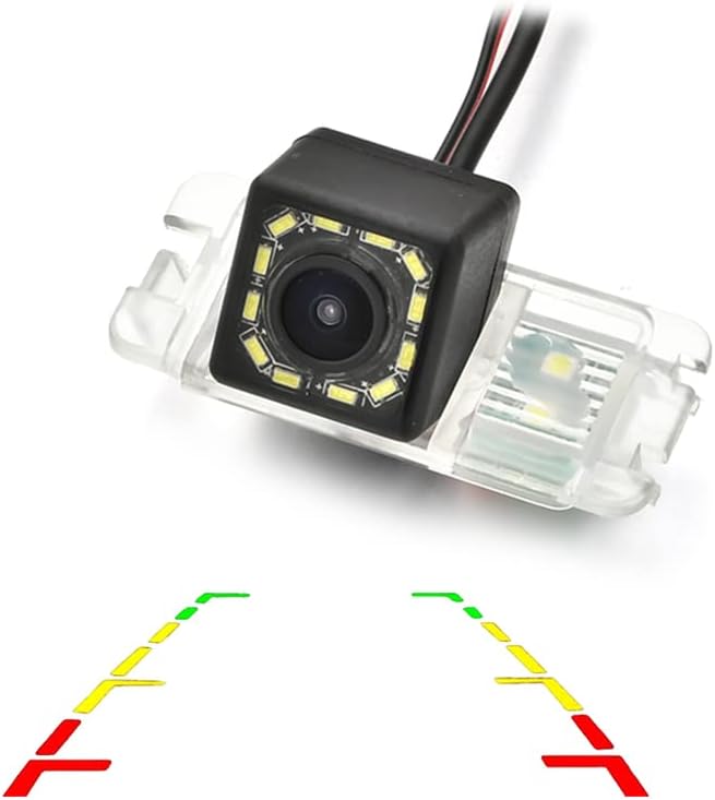 Vlicevrn HD 12 LED Car Rear View Camera Night Vision Backup Parking Camera Waterproof IP68 Vehicle Camera for Ford Escape Fusion Kuga Mondeo / Mazda Tribute / Mercury Mariner