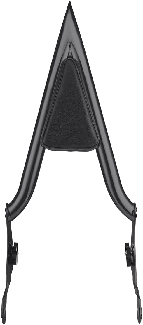 Motorcycle Sissy Bar Backrest for Harley Touring 2009-2025 Black | Split sissy bar backrest for Touring Street Glide Road King Road Glide 2009-2025, split detachable design, 28-inch height