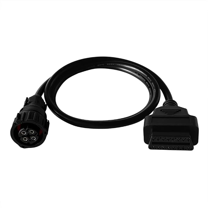 OBD2 Diagnostic Adapter 4 Pin Cable for Scania for Industrial for Marine Engine Diagnostic Cable, Work for S6 or S8 Control Unit on E2011 Type Engines, Work for Scania VCI Interface