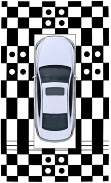 Auto 360 Car Camera Calibration Mats, Diagnostic Grid Cloth Tools for Panoramic Bird's-Eye Vehicle Backup DVR System, 3D