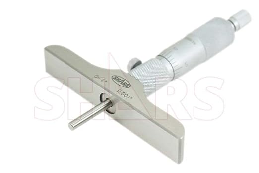 Shars 0-4" Depth Micrometer 303-2501 P)