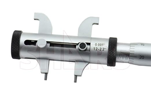 Shars 0.2-2.2" Inside Micrometer 0.00024" Accuracy, 0.001" Graduation 303-2100 P