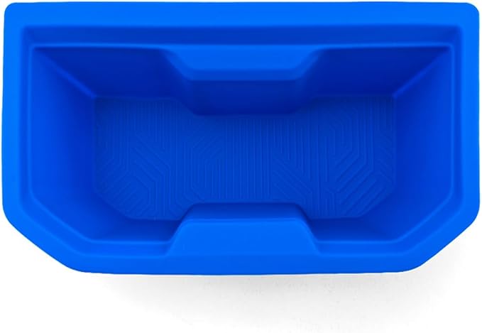 Silicone Liner Holder Inserts for Toyota Tacoma 2024 2025 4th Gen Interior Accessories Door Side Storage Box Organizer Trays Non-Slip Liner (for 2024 2025 Tacoma, Pack of Blue Silicone Holder)