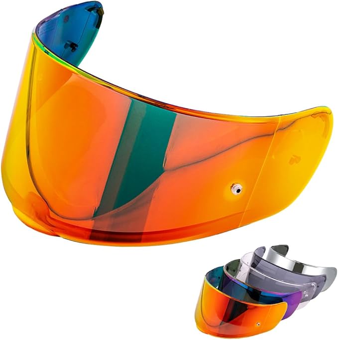 Helmet Visor Shield for SEDICI Strada II and Strada 3 /FF397/FF801Motorcycle Helmets Visor (Chrome Red)