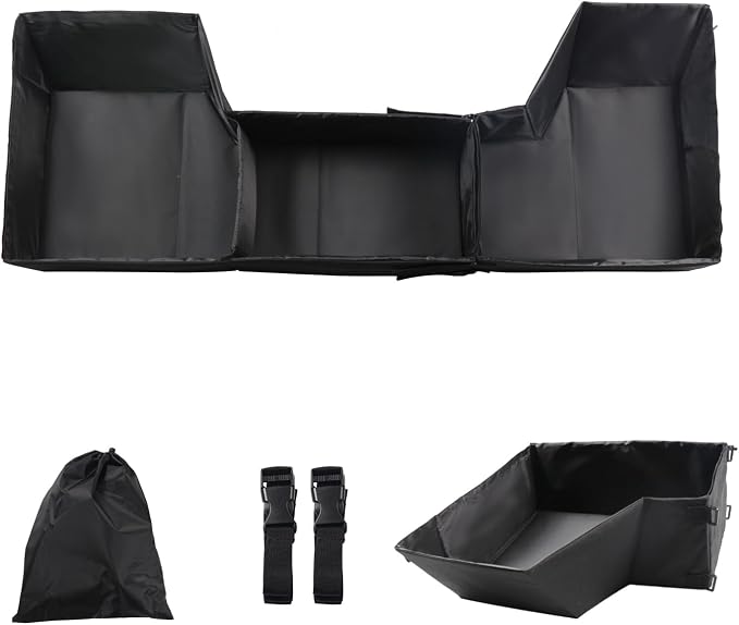 Under Seat Storage Bag Fit for Dodge Ram 1500 Accessories Crew Cab(New Body Style) 2019-2023 2024 2025 2026 Underseat Storage Box Tool Organizer Truck Crew Cab(Black)