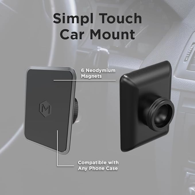 Magnetic Phone Holder for Car - Magnetic Air Vent Phone Mount, 360 Adjustable Hands-Free Car Phone Holder Ultra Strong Magnets, Compatible with iPhone 14/15/16/17, Iphone Air & Smartphone
