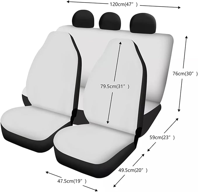 Suobstales American Flag Deer Car Seat Covers Front Back Split Bench Protector for SUV Truck Van Camo Elk Steering Wheel Covers 15 Inch,Seat Belt Covers,Coasters,Keychain Auto Decor for Women Men