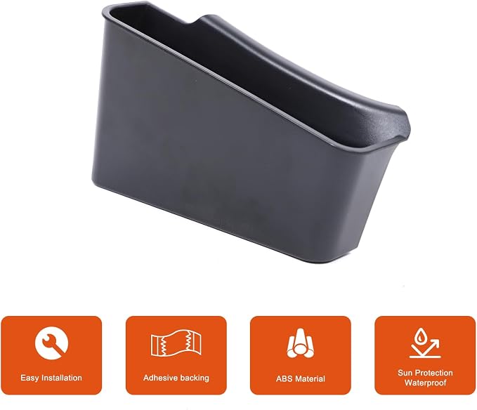 HAPPYHORSE Central control gear side Storage Box Tray Compatible with Subaru Crosstrek 2024 2025 Car Center Console gear panel Side Organizer Storage Box Tray Accessories