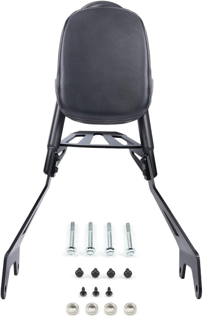 Detachable Motorcycle Sissy Bar Passenger Backrest with Luggage Rack Fit for Yamaha Star Bolt XVS 950 XV950 R Spec 2014-2022