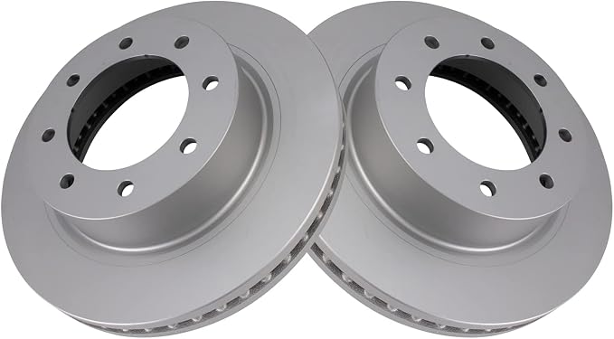 TRQ Front Brake Rotors Set Vented Premium G-Coated Compatible with 2012-2021 Nissan NV1500 NV2500 NV3500