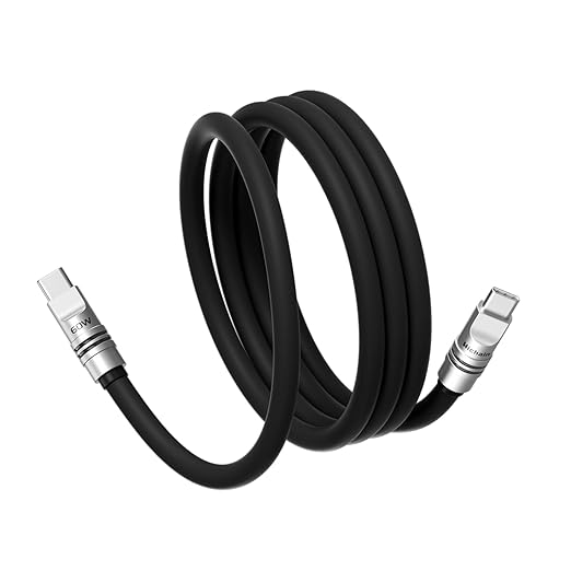 Hichain USB C Cable USB Charger, Wall Charger with 60W USB Cable, Durable Phone Charger Cord Data Transfer Cord for Phone 17/16, Tablet, Laptop, 4 FT Black