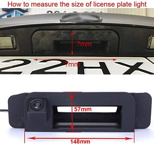 12890 * 720 Pixels Car Backup Camera Replacement for Mercedes Benz S213 C207 SLC43 SLC180 SLC200 SLC300 R172 C43 C63 E43 E53 SLK55 SLK200 SLK250 SLK350 AMG S63 S450 S560 Golf VI 6 Variant AJ5