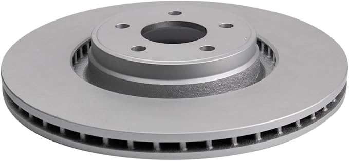 TRQ Front Brake Rotor Set G Coated Vented Compatible with 2014-2018 Ford Focus 2015-2019 Lincoln MKC