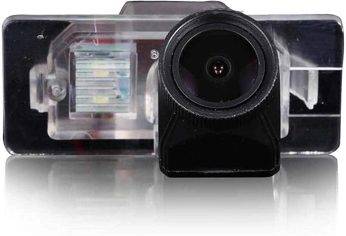 HD 20MM LENS IP68 1280Pixels Auto 170° License Plate Light Rear View Reversing Camera Compatible with BMW X1 X3 X5 X6/M3/E90/E91/E92/E93/E82/E88/E39/E60/E61/E53/E70/E71/535Li 335i 328i 320i 330i/520Li
