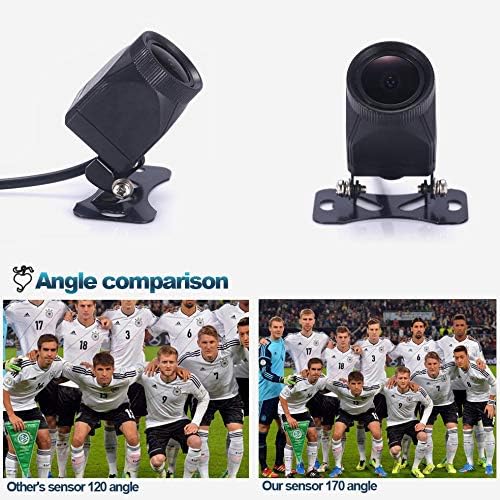 HD 20mm Lens IP68 170° Wide Angle License Plate Light Rear View Reversing Camera Compatible with Toyota Prado/Subaru Outback Wagon WRX Sedan Forester Tribeca SG MK2 SH MK3/Impreza Hatch (NO.8227)