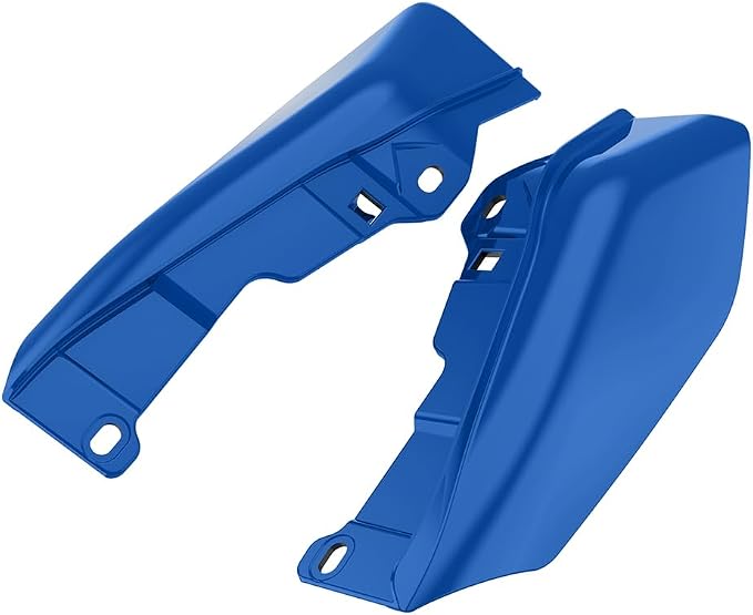 Color - Matched Mid Frame Air Deflectors Heat Shield, Perfectly Fit for Harley Touring Models 2009-2026 Blue Burst