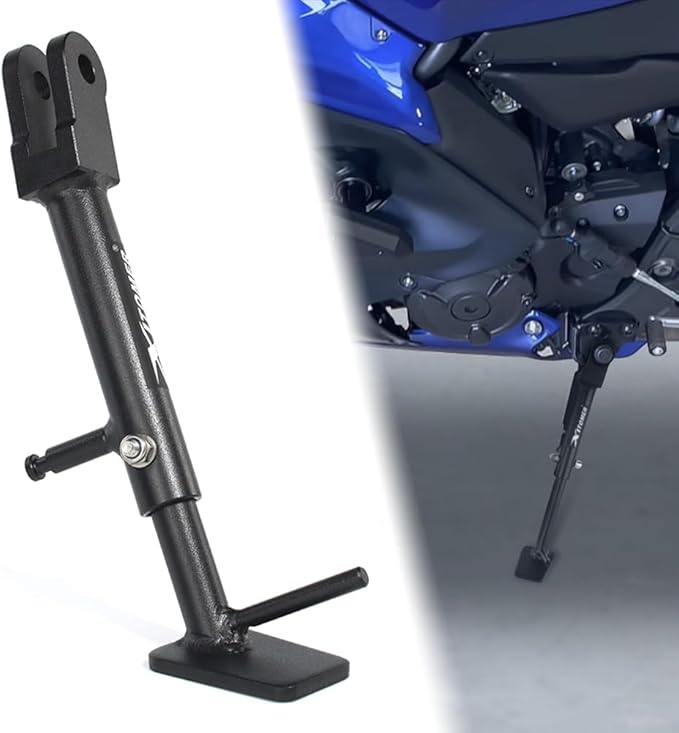xitomer 0-3" Adjustable Kickstand Fit for YZF-R7 2022 2023 2024 2025 2026 Motorcycle Adjustable Side Stand Fit for YZF R7 Foot Side Support
