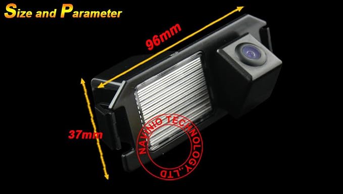 HD Backup Camera for Car, Waterproof Rear-view License Plate Car Rear Reverse Parking Camera, for Hyundai I30 Veloster i20 i10 Solaris/Genesis Coupe/Kia Soul ceed/Kia Picanto/Niro/Rohens Coupe Tiburon
