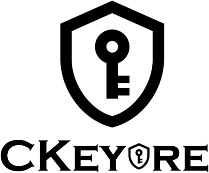 CKEYURE Premium XL PU Leather Faraday Box for Car Keys Wall Mount | Anti Theft Faraday Key Fob Protector | Faraday Cage | Car Key Holder | RFID Key Box | Key fob Signal Blocker (White)