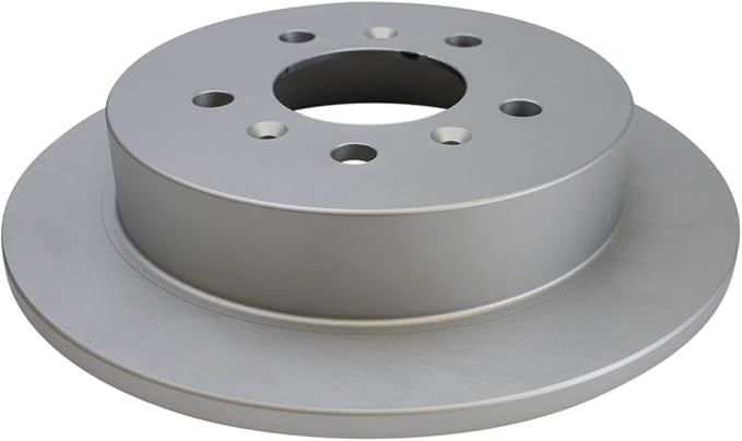 TRQ Rear Brake Rotor Set Solid G Coated Compatible with 2008-2009 Buick LaCrosse 2006-2010 Chevrolet Impala 2006-2007 Monte Carlo