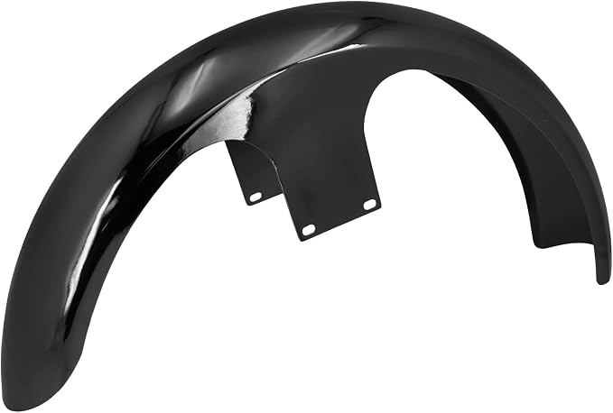 Front Fender 19'' 21'' 23'' Wheel Wrap Fit For Harley Touring Street Glide Road King Electra Glide Baggers (120/R23 Gloss Black)