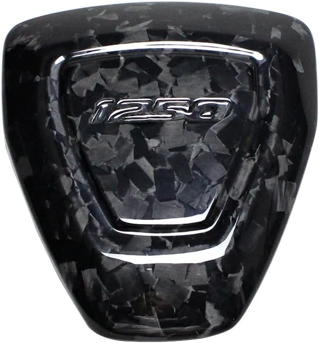 100% Black Carbon Fiber Side Cover Bodywork with Marbling Drawing Compatible with Harley Davidson 2022-2024 Pan America, Sportser S RH1250S (Debirs Drawing)