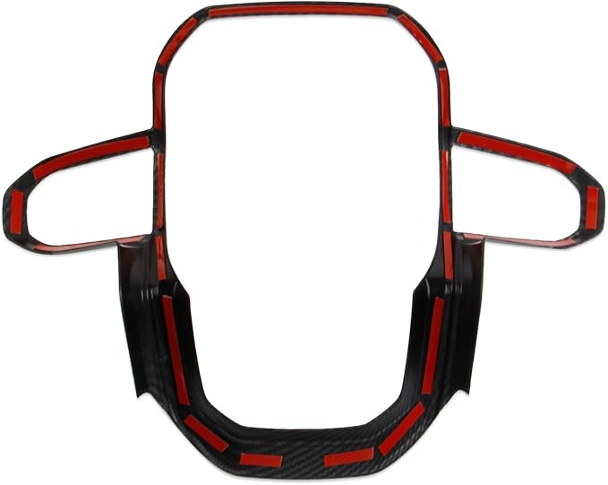 Korlot Carbon Fiber Style Steering Wheel Trim Accessories for 2023-2026 Chevrolet Colorado/GMC Canyon,2024-2026 Acadia,2025-2026 Terrain