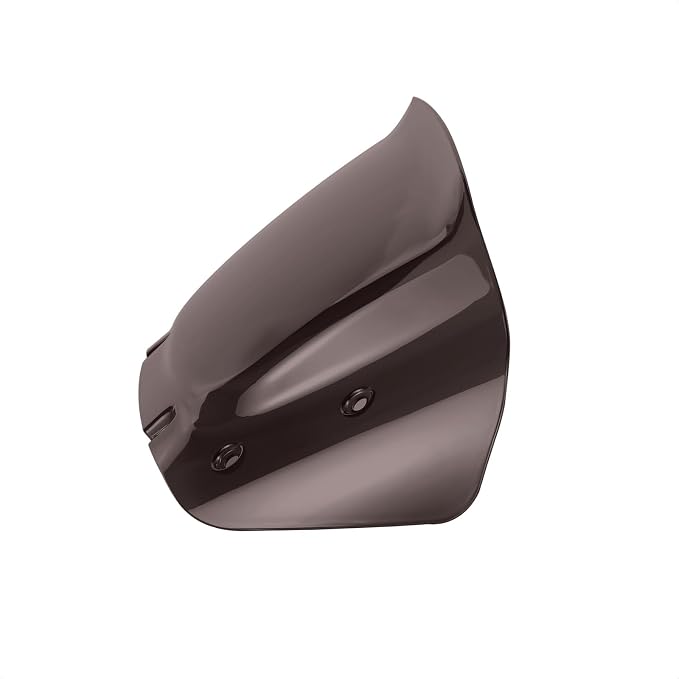 10" Wave Windshield Windscreen Wind Splitter Compatible for Harley Street Glide FLHX 2024-2025, CVO Street Glide FLHXSE 2023-2025, FLHXU 2025 (Smoke)