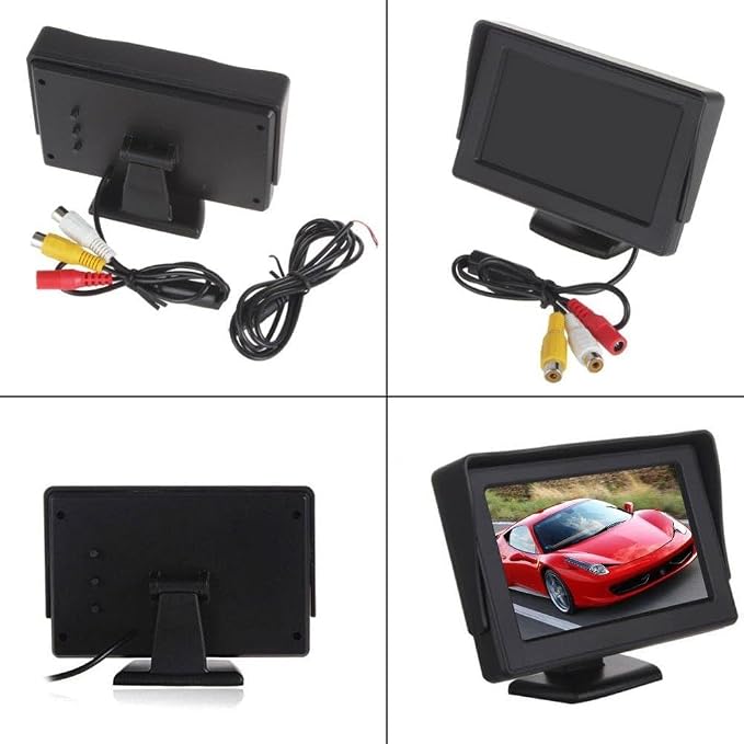 4.3 inch Color TFT LCD Display Screen Auto Rear View Monitor Display for Car Backup Camera/Front Camera/Media Player