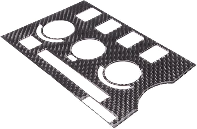 Air Conditioner Adjustment Switch Panel Sticker Fit for Toyota Tundra 2007-2013 Real Carbon Fiber Car Interior Accessories