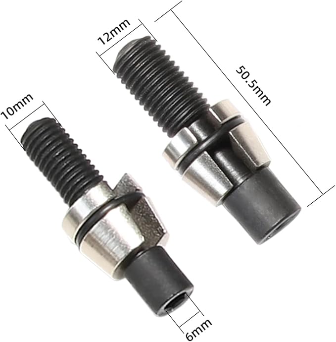 DPTOOL Subframe Alignment Pin Set Subframe Locating Tool Adjusting Bolt M10 M12 Compatible with VW/Audi/Jetta Replace T10486A