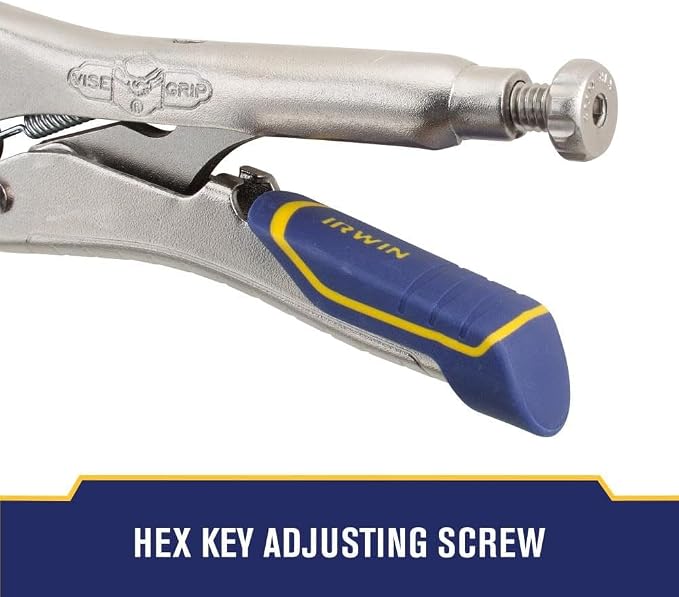 IRWIN VISE-GRIP Locking Pliers, Fast Release, Curved Jaw with Wire Cutter, 7-Inch (IRHT82580)
