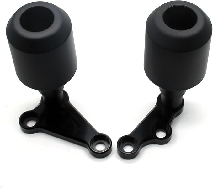 MZS Motorcycle Frame Sliders Compatible with YZF R3 YZF-R3 2015 2016 2017 2018, Racing Falling Crash Protector Guards No Cut Kits Black