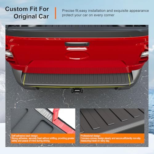 powoq 2nd Under Seat Storage Mat Compatible with 2022-2025 Ford Maverick Rear Bumper Step Pad Hybrid UnderSeat Organizer Mat Replacement for 2022-2025 Ford Maverick Accessories