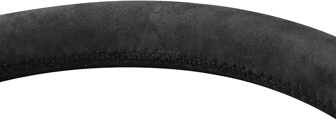 MEWANT Hand Stitch Steering Wheel Cover for Toyota RAV4 1998-2003 / Celica 1999-2006 / Corolla 2003-2008 / Matrix 2002-2008 / MR2 1999-2007 / Supra/Caldina, Custom Fit DIY Wrap Interior Accessories
